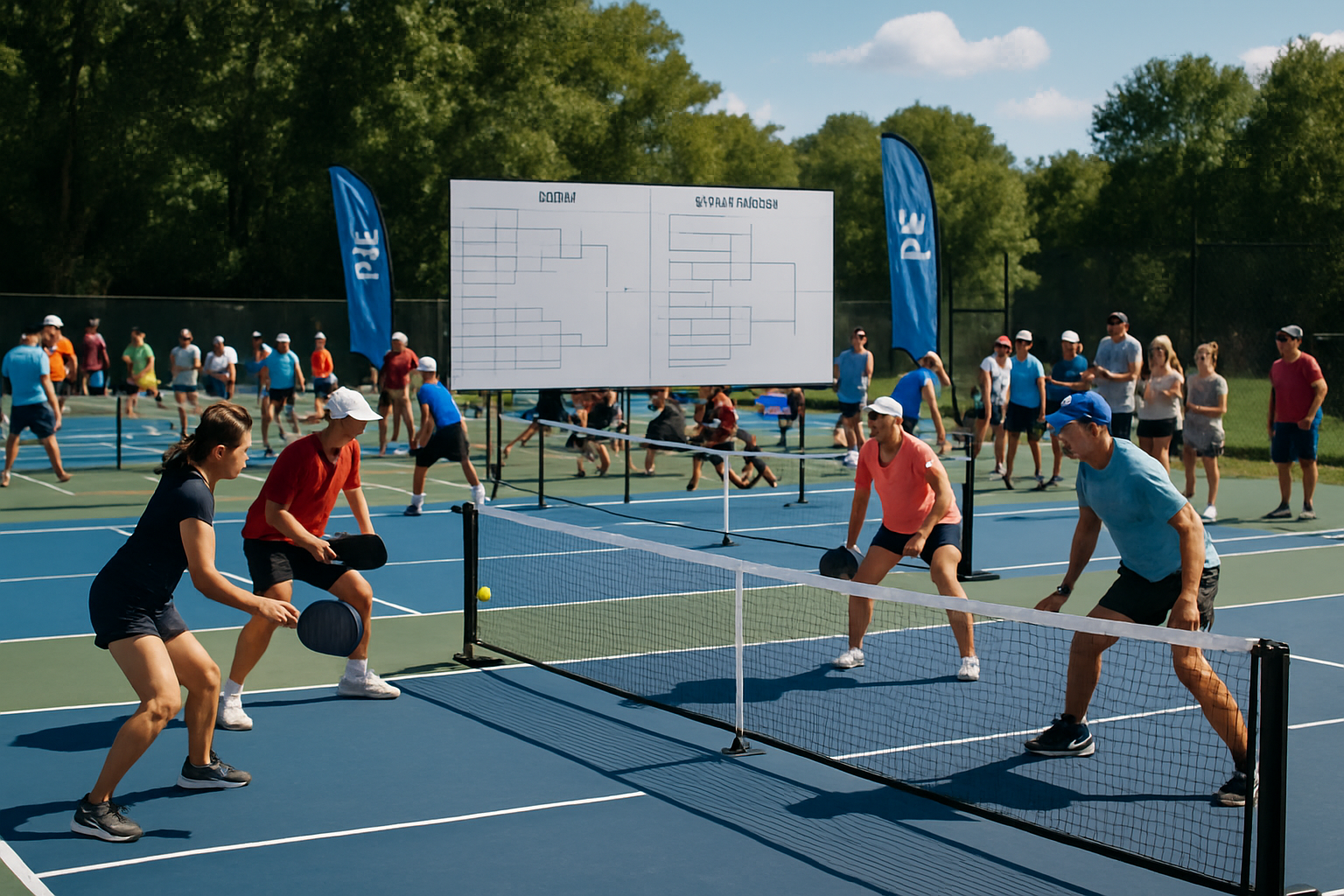 Pourquoi organiser des poules puis un tableau au pickleball : optimiser compétition et convivialité