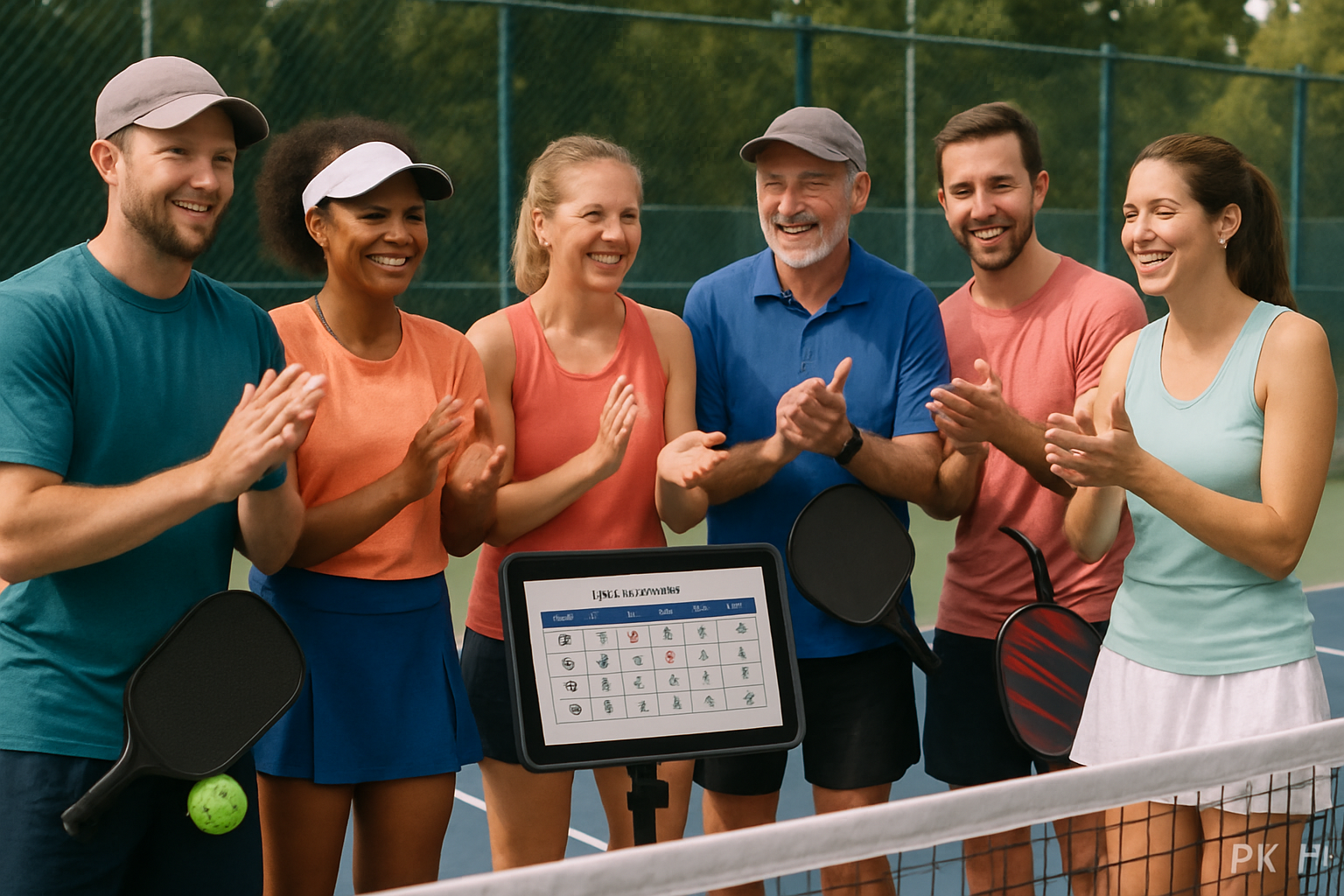Pourquoi choisir la formule « poule » quand il y a moins de 8 participants au pickleball