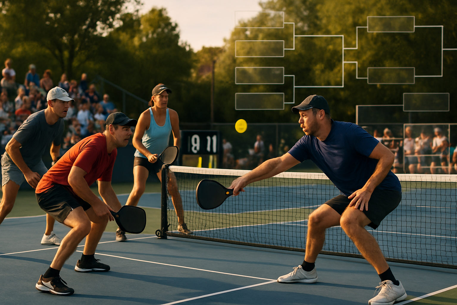 Pourquoi choisir la formule « brackets » pour un tournoi de pickleball K500 ?