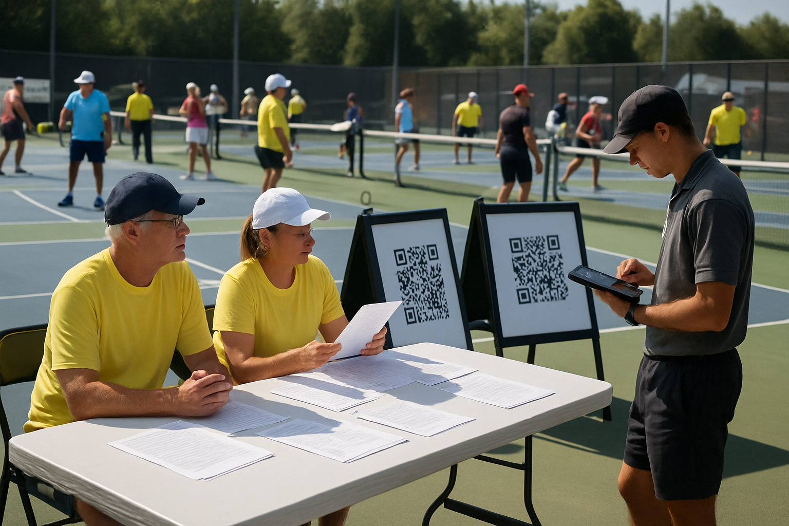 Organiser le jour J d'un tournoi de pickleball sans stress