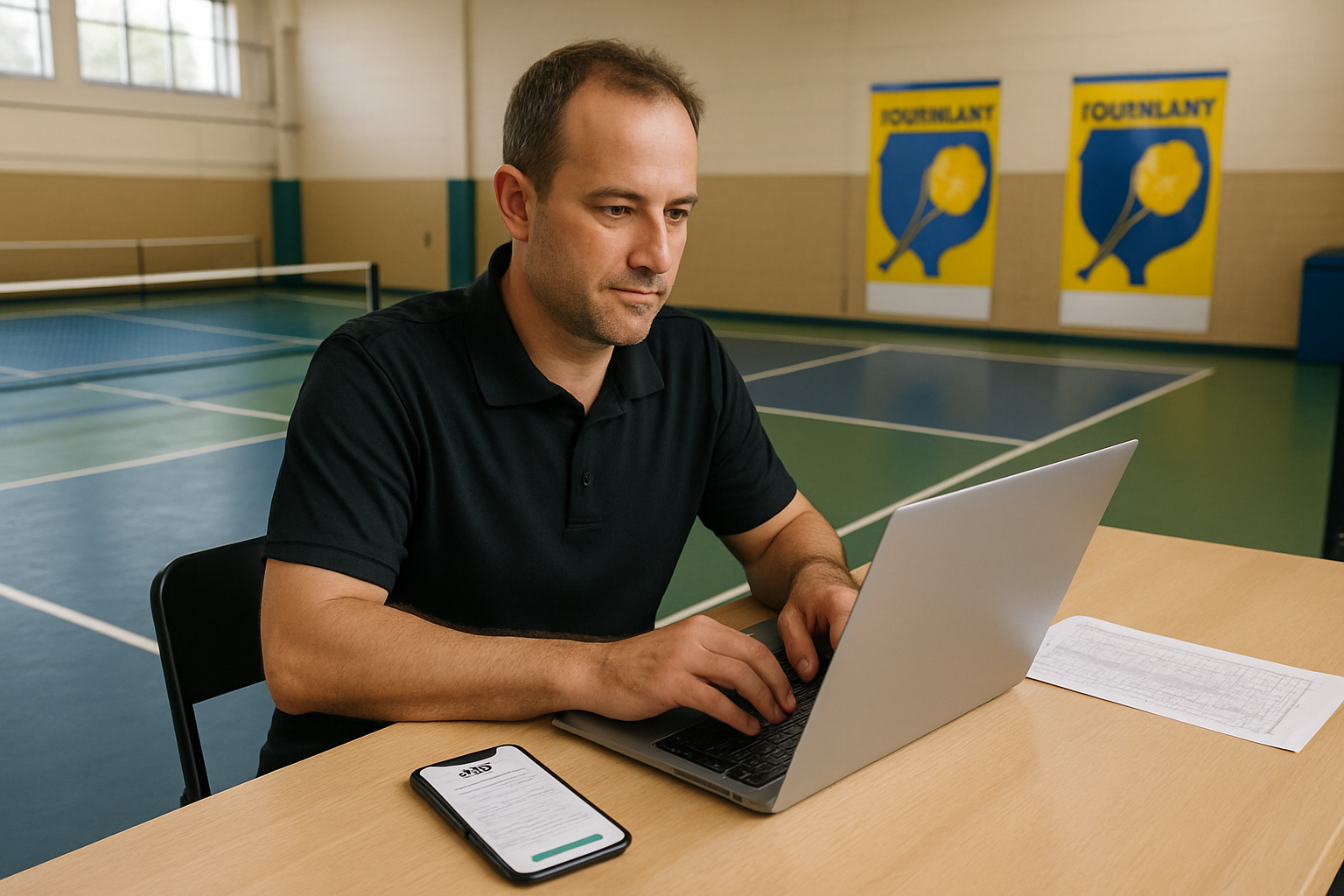 Encaisser les inscriptions d'un tournoi de pickleball en ligne