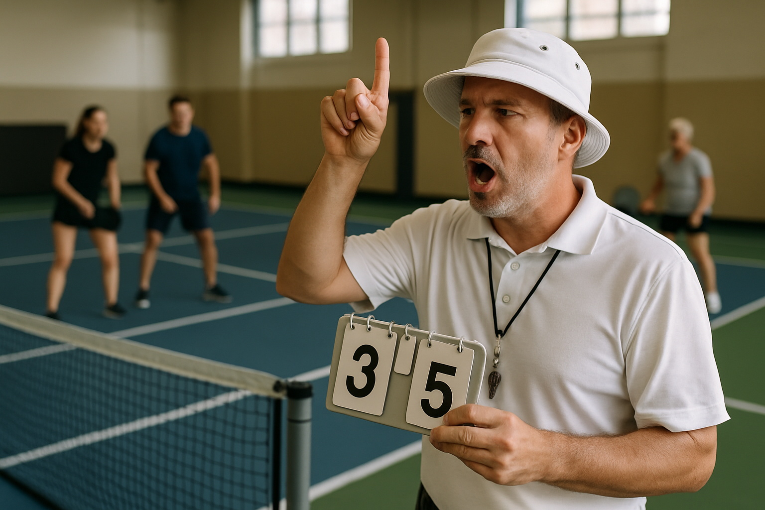 Comment arbitrer et compter les points au pickleball